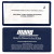 Custom Policy Holder (Open on Short Side) - Royal Blue