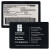 Custom XL Large Insurance Card Holder - Black