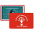 Custom Credit Card Sized Sleeve - Red