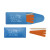 Custom Pocket Nail File Kit - Three Emery Boards - Medium Blue