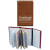 Custom Tri Fold Pocket Planner Cover - Almond Beige