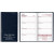 Custom Castillion Softtouch Vinyl Weekly Pocket Planner - Navy Blue