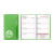 Custom Translucent Vinyl Cover Weekly Planner with Flat Clear Pen - Translucent Green