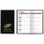 Custom Cardstock Cover Solid Colors Academic Pocket Planner - Black
