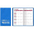 Custom Standard Vinyl Academic Monthly Pocket Planner - Medium Blue
