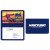 Custom Card Case with 2 Clear Pockets With Imprint 5.25" W x 3" H - Royal Blue