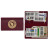 Custom Two Pocket Coupon Case - Maroon Red