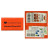 Custom Two Pocket Coupon Case - Orange