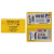 Custom Two Pocket Coupon Case - Yellow