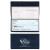 Custom Standard Vinyl Checkbook Cover - Navy Blue