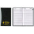 Custom Soft Cover 2 Tone Vinyl Holland Series Monthly Planner / 1 Color Insert - Silver with Black