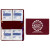 Custom Hand Sanitizer BZK Towelette Kit - Maroon Red