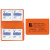 Custom Hand Sanitizer BZK Towelette Kit - Orange