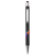 Custom Lindsay Ballpoint Stylus Pen - Full Color - Black Front View 