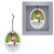 Custom Ceramic Ornament - Full Color - Oval