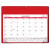 Custom Calendar Doodle Pad Without Grommet or Greeting Page - Red