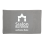 Custom 100% Cotton Sport Terry Velour Towel Hem - Grey 