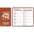 Custom Executive Vinyl Monthly Pocket Planner - Almond Beige
