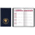 Custom Castillion Softtouch Vinyl Monthly Pocket Planner - Navy Blue