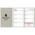 Custom Standard Vinyl Cover Weekly Pocket Planner - Gray