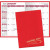 Custom 7 x 10 Standard Vinyl Cover Monthly Planner - Red