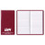 Custom Castillion Softtouch Vinyl Cover Tally Book - Red