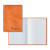 Custom Castelli Lovere Medio Lined White Perf Page Notes & Memos Journal - Orange 