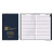Custom Soft Cover Vinyl Sewn Ireland Address Book - Navy Blue