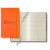 Custom Castelli Tucson Flex Medio Lined Ivory Journal - Orange