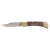 Custom Laser Engraved Stainless Steel Lockback Knife with Brass Bolsters