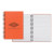Custom Castelli WireO Tucson Grande White Lined Pg Journal - Orange 
