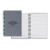 Custom Castelli WireO Tucson Grande White Lined Pg Journal - Grey 