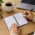 Custom SenseWrite Sensory Notebook - Blue Lifestyle View 