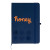 Custom Sensory Touch Notebook - Navy 