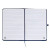 Custom Sensory Touch Notebook - Navy Open View 