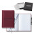 Custom Castelli Tucson Grande Lined White Page Journal Gift Set - Burgundy