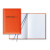 Custom Castelli Tucson Slim Grande Lined White Page Journal - Orange
