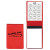 Custom Memo Book with 100 Pages - Red