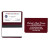 Custom Pocket Jot-a-Memo - Maroon Red