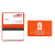 Custom Pocket Jot-a-Memo - Orange