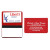 Custom Pocket Jot-a-Memo - Red