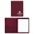 Custom Presentation Folder with Pad - Maroon Red