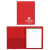 Custom Presentation Folder with Pad - Red