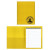 Custom Presentation Folder with Pad - Yellow