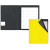 Custom Flexible Cover Padfolio - Yellow