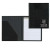 Custom Premium Sealed-Edge Padded Padfolio - Senior size - Black