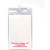 Custom Blank Cruise Luggage ID Tag W/ Plastic Loop - Clear