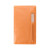 Custom Translucent Vinyl Cover Monthly Planner with Flat Pen - Translucent Orange