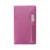 Custom Translucent Vinyl Cover Monthly Planner with Flat Pen - Translucent Teal