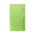 Custom Translucent Vinyl Cover Weekly Planner with Flat Clear Pen - Translucent Lime Green
